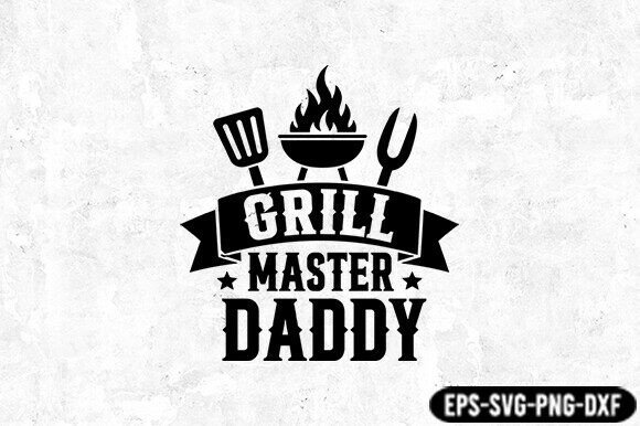 Funny BBQ Dad SVG – A Versatile Graphic Design Asset for Crafts and Web Content