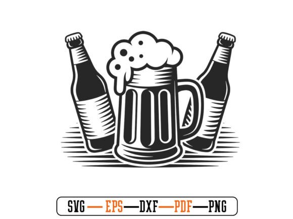 Funny Beer Sayings SVG Cut File for Crafts and Graphics