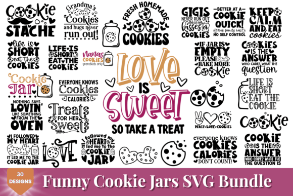 Funny Cookie Jars SVG Review for Embroidery Projects