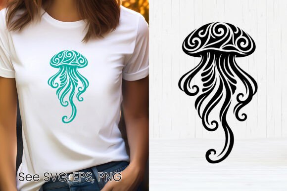 Ocean Creature SVG Design for Crafts and Graphics